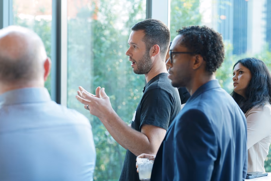 Leaders in conversation at a GILD Forum