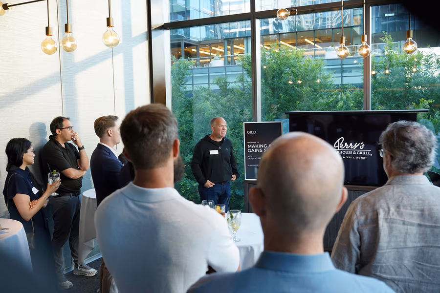 Leaders in conversation at a GILD Forum